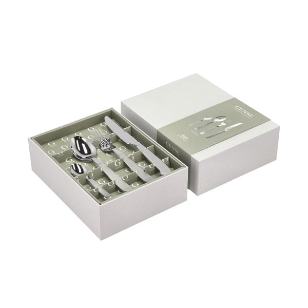 Sztućce ze stali nierdzewnej w kolorze srebra 16 szt. Rejka – Gense-image-1