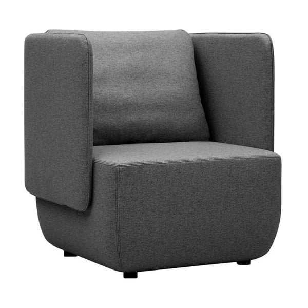 Antracytowy fotel Softline Opera Low-image-2