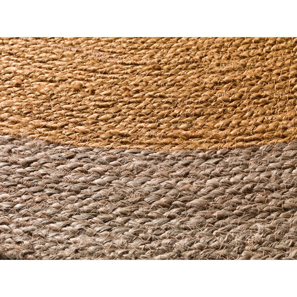 Musztardowo-naturalny okrągły dywan ø 90 cm Mahon – Universal-image-2