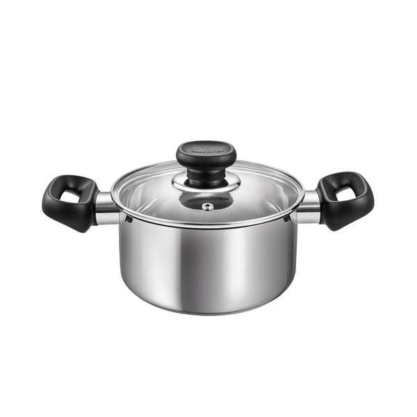 Garnek ze stali nierdzewnej z pokrywką odpowiedni na indukcję 1,5 l Brava – Tescoma