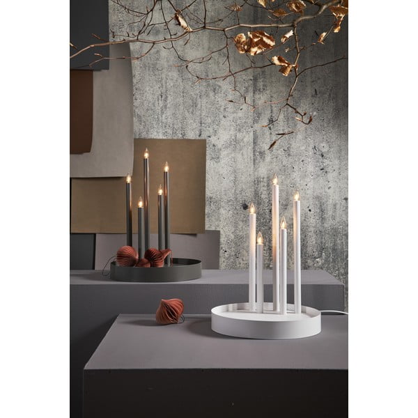 Biała dekoracja świetlna ø 32 cm Deco – Star Trading-image-2