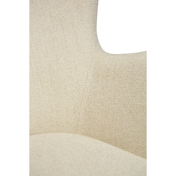 Kremowy fotel z materiału bouclé Glam – DAN-FORM Denmark-image-1