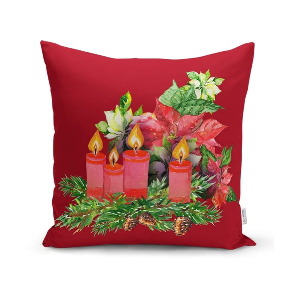 Tekstylna poszewka na poduszkę ze świątecznym motywem 43x43 cm – Mila Home