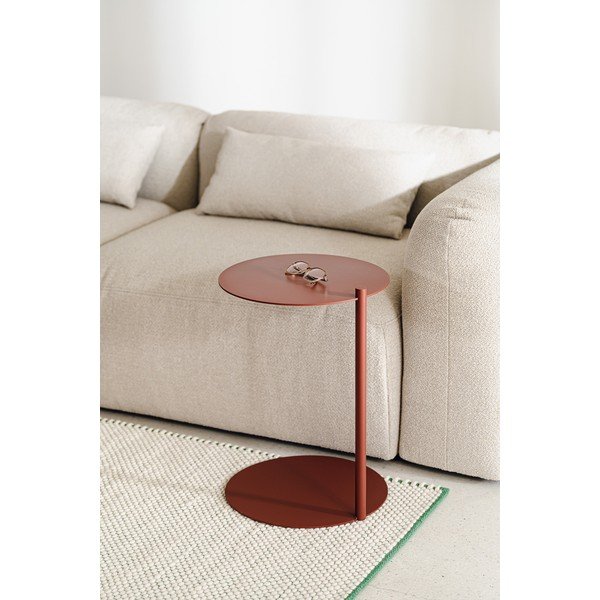 Stalowy okrągły stolik 41x40 cm Ande – noo.ma-image-3