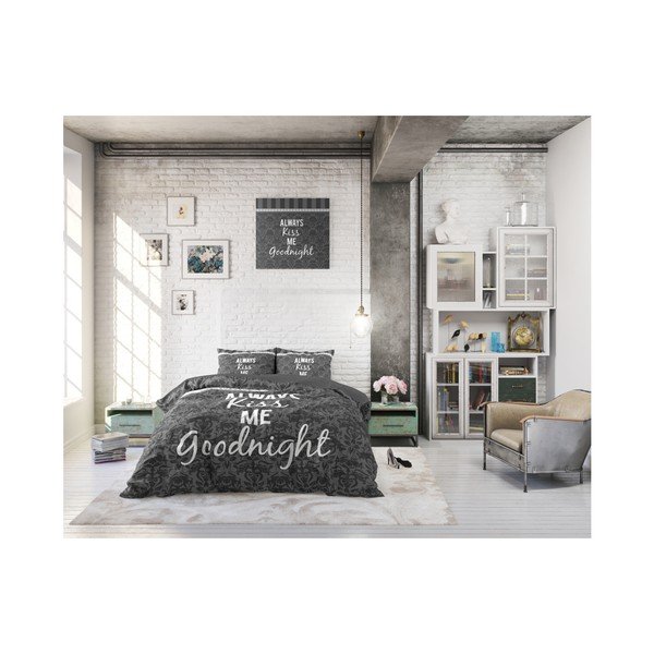 Pościel bawełniana Dreamhouse Kiss Your Love, 240x200 cm-image-2