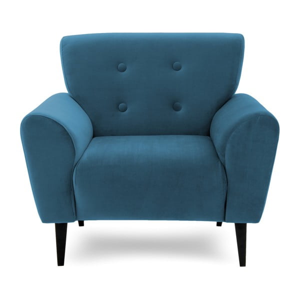 Niebieski fotel Vivonita Kiara Aqua