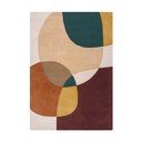 Fioletowy wełniany dywan tkany ręcznie 200x290 cm Glow Purple Multi – Flair Rugs