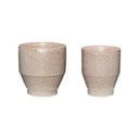 Ceramiczne ręcznie wykonane osłonki na doniczki zestaw 2 szt. ø 16 cm Ashes – Hübsch