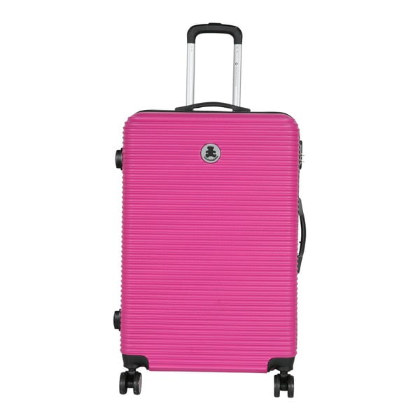 Różowa walizka LULU CASTAGNETTE Lucy, 107 l
