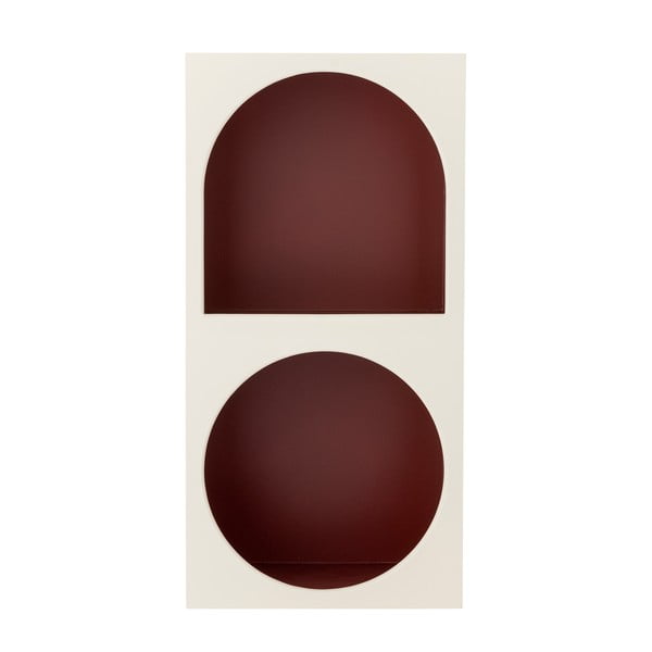 Czerwono-biały regał ścienny 30x60 cm Graphia – Bloomingville