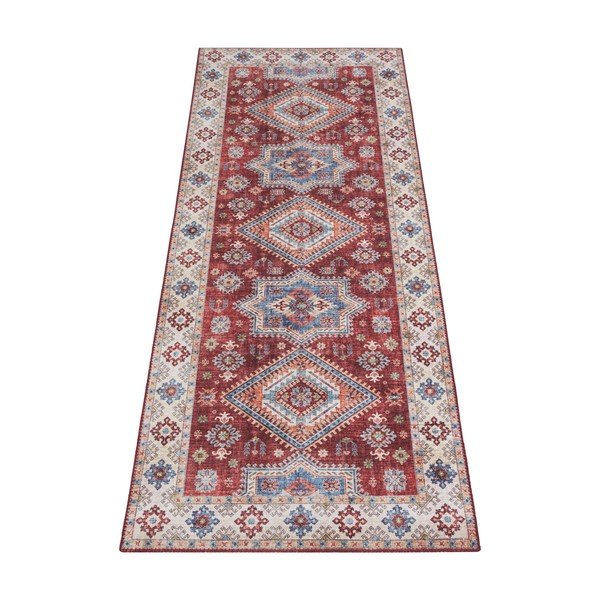 Czerwony chodnik Nouristan Gratia, 80x200 cm-image-4