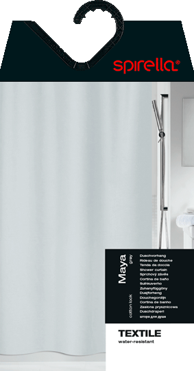 Zasłona prysznicowa 180x200 cm Maya – Spirella-image-1