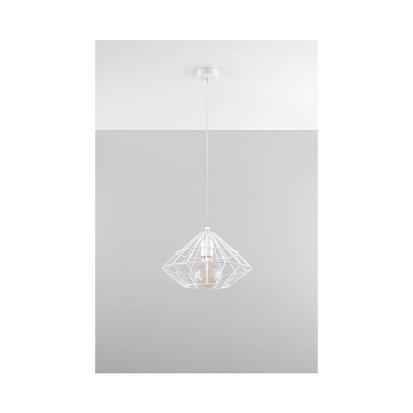 Biała lampa wisząca Sollux Editta-image-1