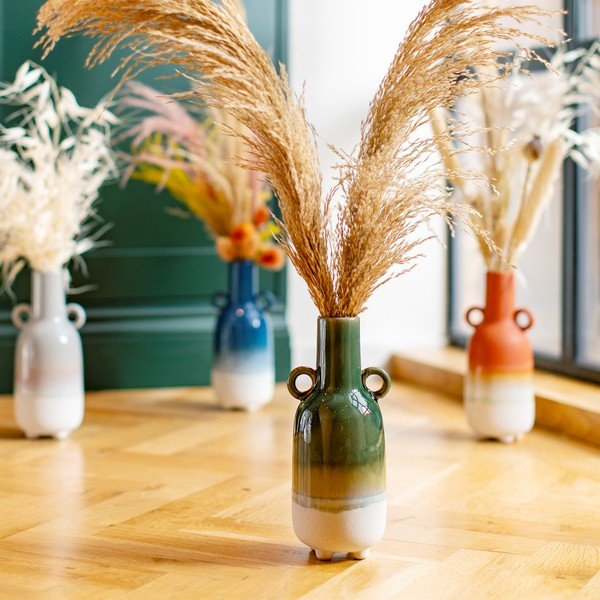 Zielony wazon Sass & Belle Bohemian Home Mojave, wys. 23 cm-image-3