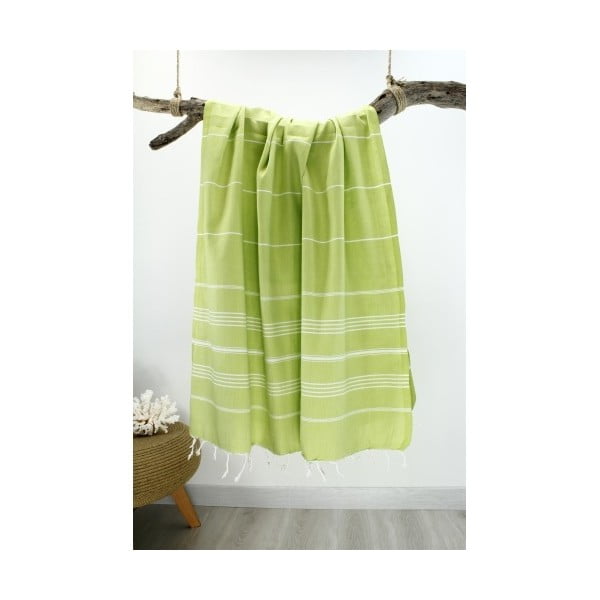 Ręcznik hammam Classic Style Green, 100x180 cm