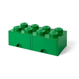 Zielony pojemnik z 2 szufladami LEGO®