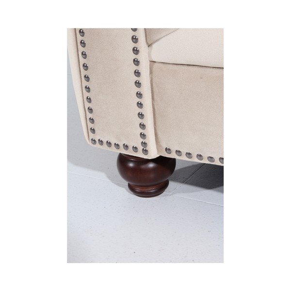 Kremowy fotel Max Winzer Orleans Velvet-image-4