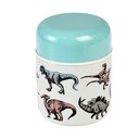 Niebiesko-kremowy termos na jedzenie dla dzieci 280 ml Prehistoric Land – Rex London