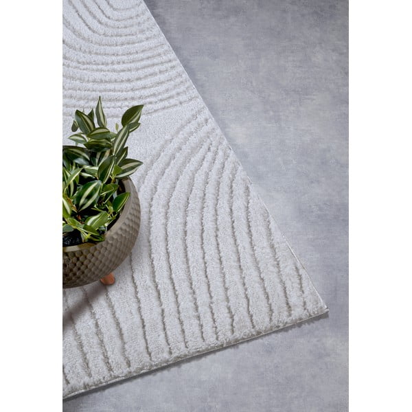 Kremowy chodnik 80x240 cm Pigment Cream White – Elle Decoration-image-2