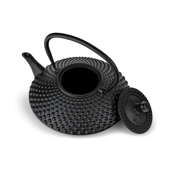 Czarny żeliwny dzbanek do herbaty z sitkiem 1,25 l Xilin – Bredemeijer-image-3