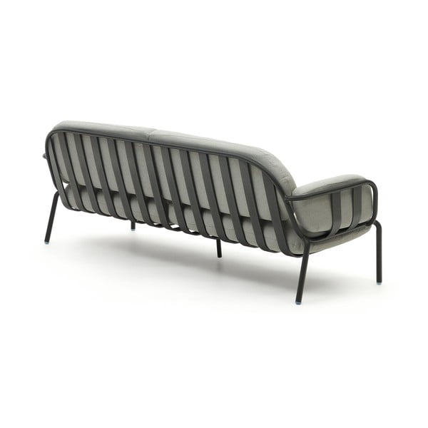 Jasnoszara sofa ogrodowa Joncols – Kave Home-image-4