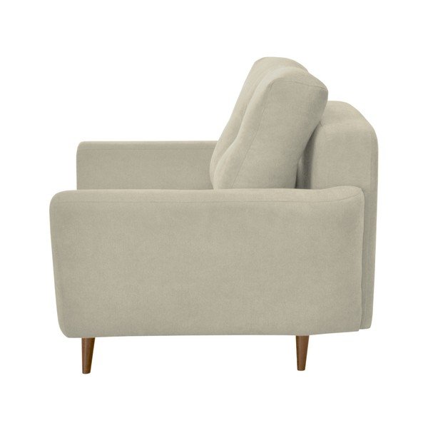 Kremowy fotel z jasnymi nogami Mazzini Sofas Flower-image-2