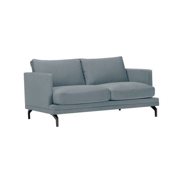 Szara sofa z czarną konstrukcją Windsor & Co Sofas Jupiter-image-1
