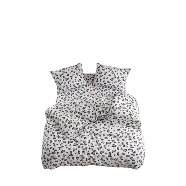 Biało-szara pościel jednoosobowa z prześcieradłem/3-częściowa 160x220 cm Modern – Mila Home