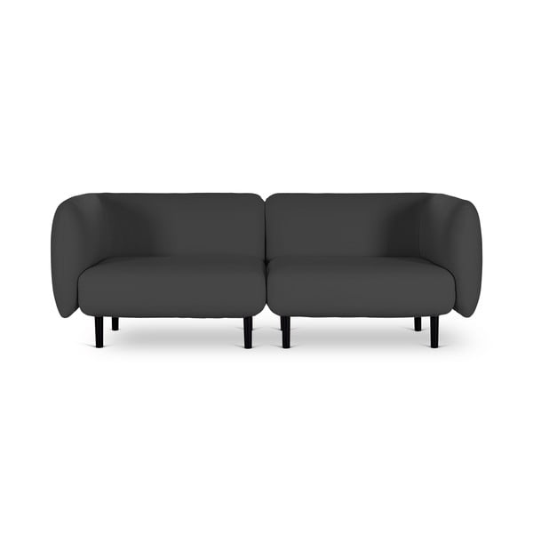 Antracytowa sofa Softline Elle, 230 cm