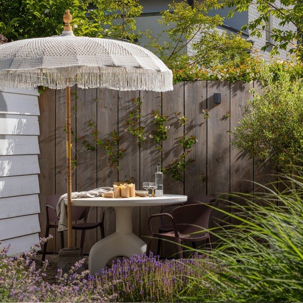 Plastikowy okrągły stół ogrodowy ø 120 cm Luno – WOOOD-image-3