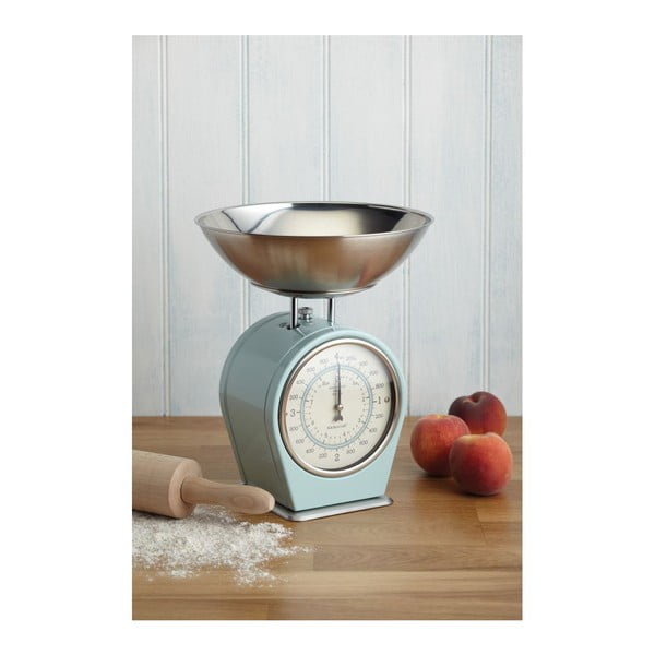 Niebieska waga kuchenna Kitchen Craft Living Nostalgia, nośność 4 kg-image-1