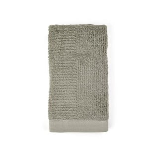 Zielonoszary bawełniany ręcznik 100x50 cm Classic − Zone