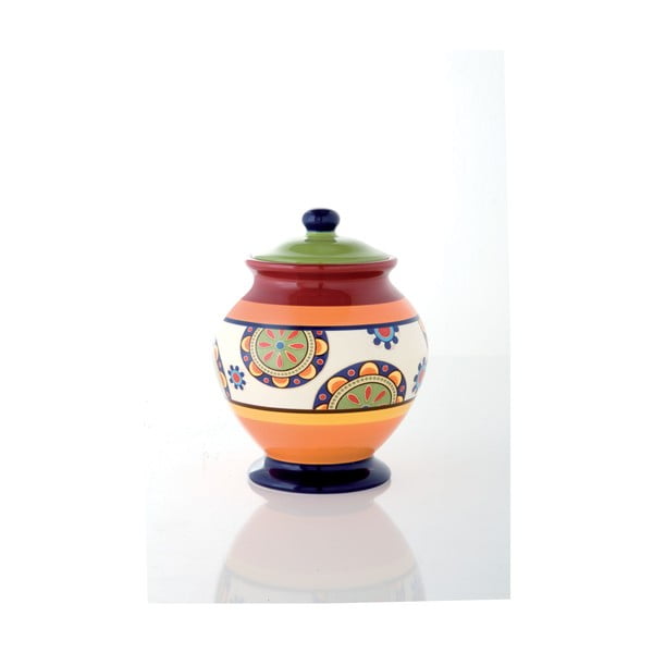 Kolorowy pojemnik ceramiczny Brandani, ⌀ 16 cm