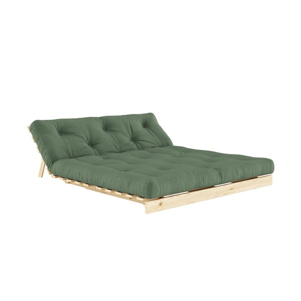 Zielona rozkładana sofa 160 cm Roots – Karup Design-image-4