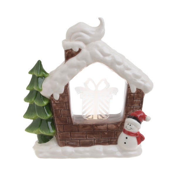 Świąteczna ceramiczna dekoracja świetlna w kształcie domku InArt Sophie
