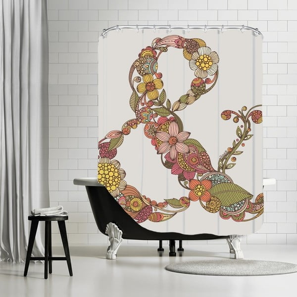 Zasłona prysznicowa Ampersand, 180x180 cm