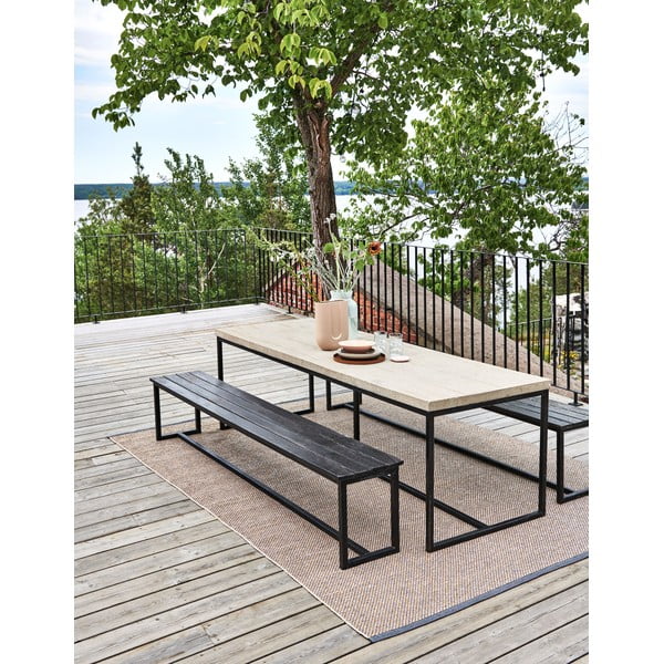 Beżowy dywan odpowiedni na zewnątrz 60x85 cm Effi Granit – Pappelina-image-2