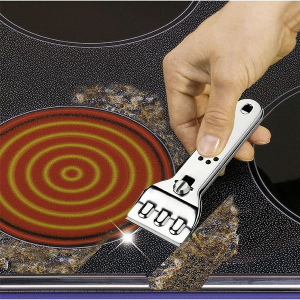 Skrobak do czyszczenia płyt ceramicznych ze stali nierdzewnej Wenko Hobbie-image-1