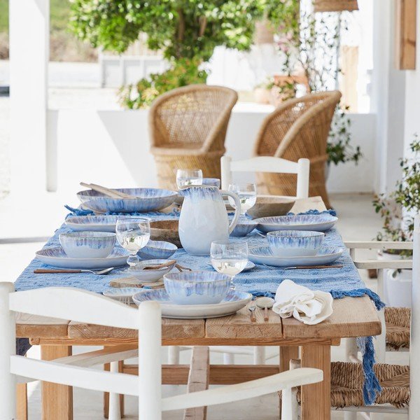 Niebieska kamionkowa misa na owoce Costa Nova Brisa, ⌀ 36 cm-image-2