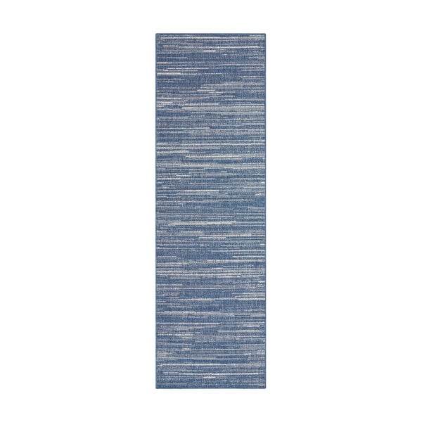 Niebieski chodnik odpowiedni na zewnątrz 250x80 cm Gemini – Elle Decoration