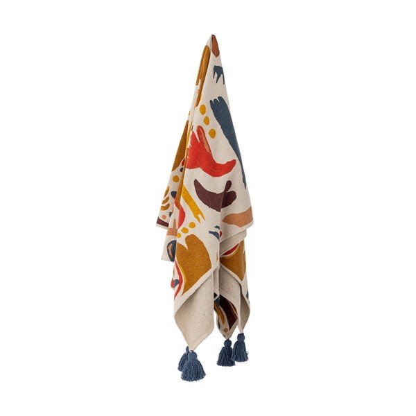 Koc z bawełny z recyklingu telewizyjny 160x130 cm Horus – Bloomingville-image-1