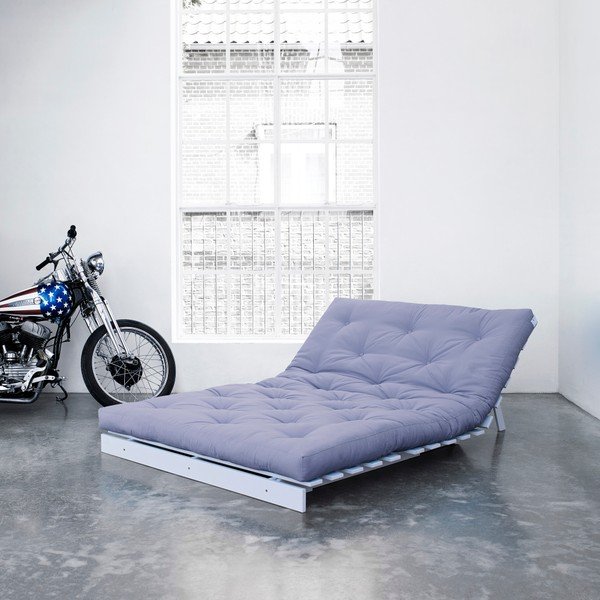 Sofa wielofunkcyjna Karup Roots White/Blue Breeze-image-1