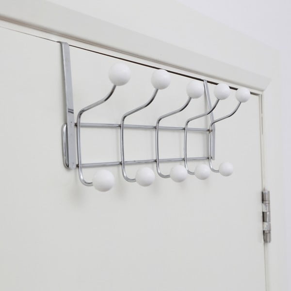 Metalowy wieszak na drzwi w kolorze srebra 40,5 cm Jaxen – Premier Housewares-image-1