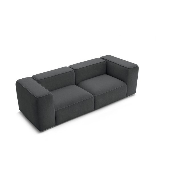 Ciemnoszara sofa 255 cm Zephyr – Bobochic Paris-image-4