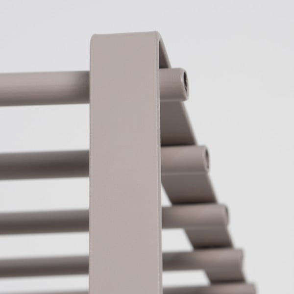 Szarobrązowy metalowy wieszak ścienny z półką 70 cm Rex – Spinder Design-image-3