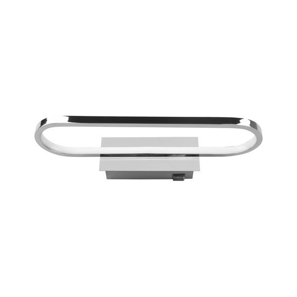 Kinkiet LED w kolorze błyszczącego srebra (dł. 40 cm) Gianni – Trio-image-2