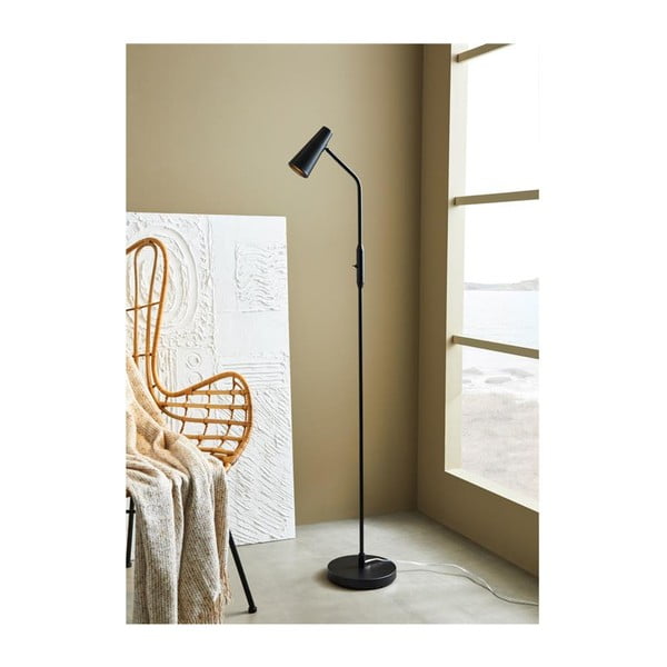 Czarna lampa stojąca Markslöjd Crest, wys. 145 cm-image-2