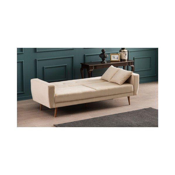 Kremowa sofa rozkładana Vivalde-image-3