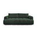 Zielona rozkładana/ze schowkiem sofa 251 cm Fuji – Bobochic Paris