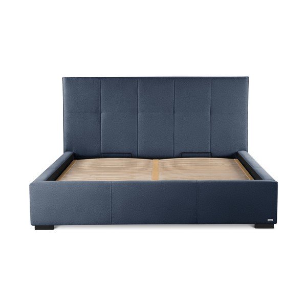 Ciemnoniebieskie łóżko dwuosobowe Guy Laroche Home Allure, 160x200 cm-image-2